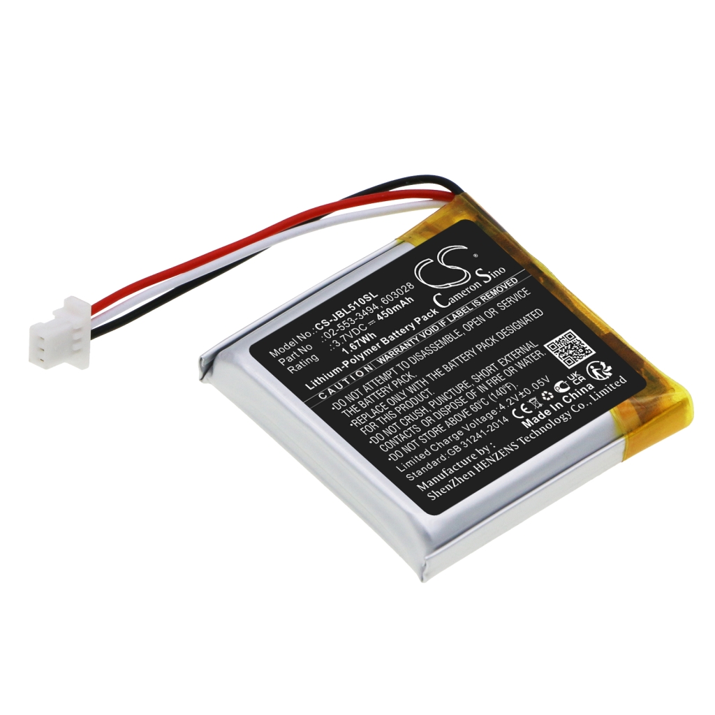Batterijen Luidspreker Batterij CS-JBL510SL