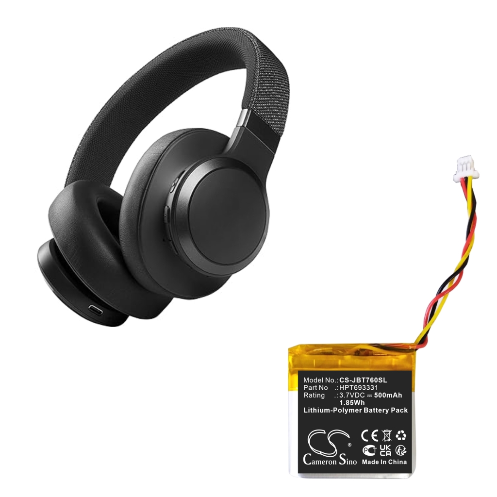 Batterij voor draadloze headset Jbl CS-JBT760SL