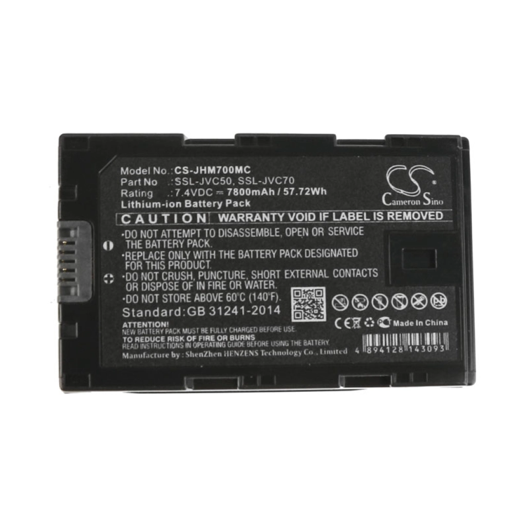 Batterijen Vervangt SSL-JVC70