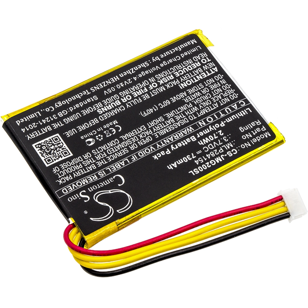 Batterijen Vervangt GO2/MLP284154