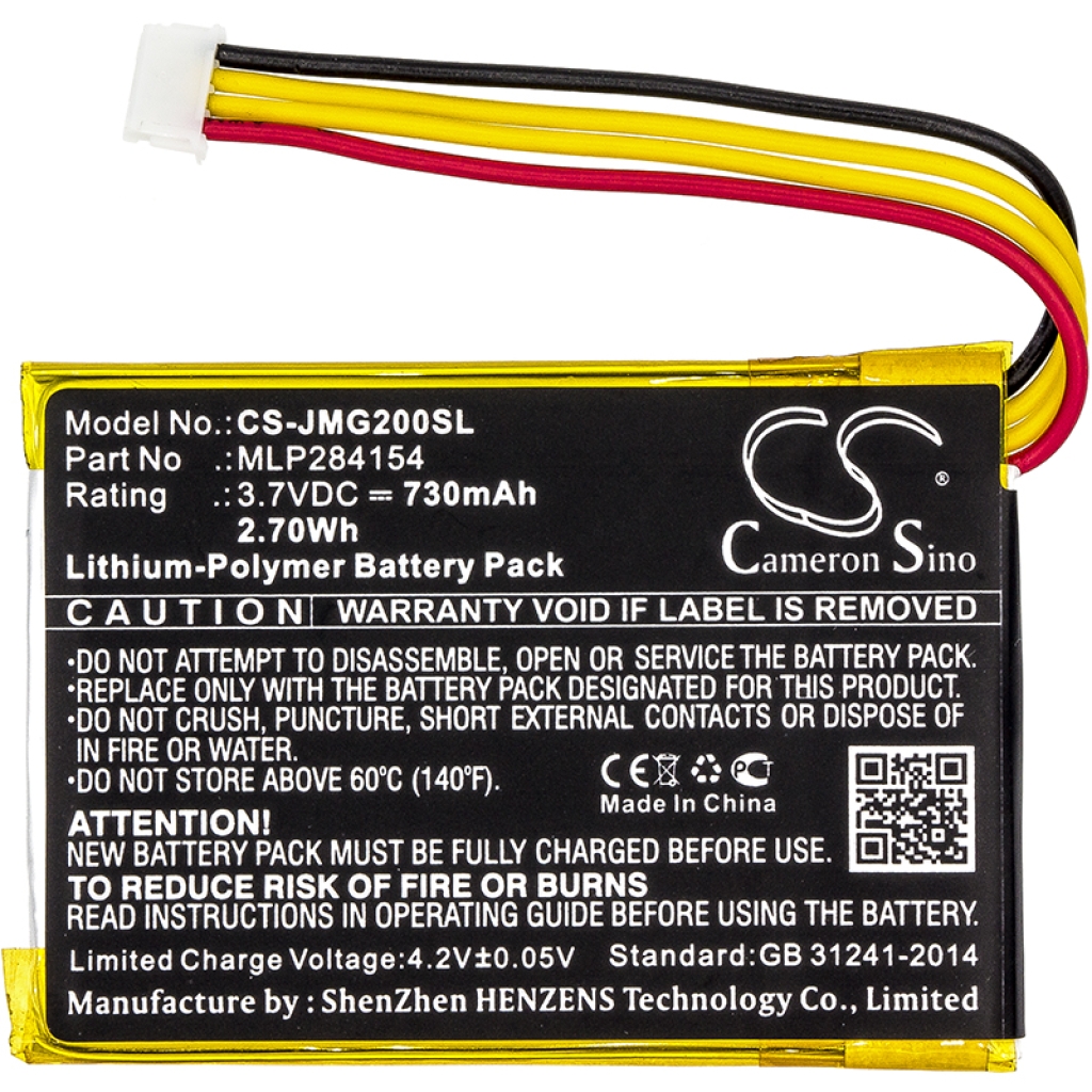 Batterijen Luidspreker Batterij CS-JMG200SL