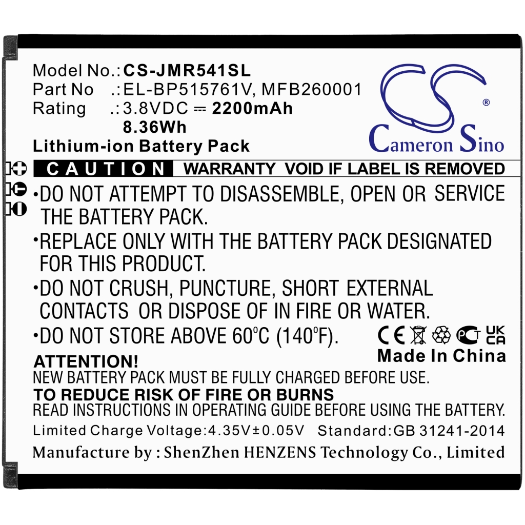 Batterijen Hotspot Batterij CS-JMR541SL