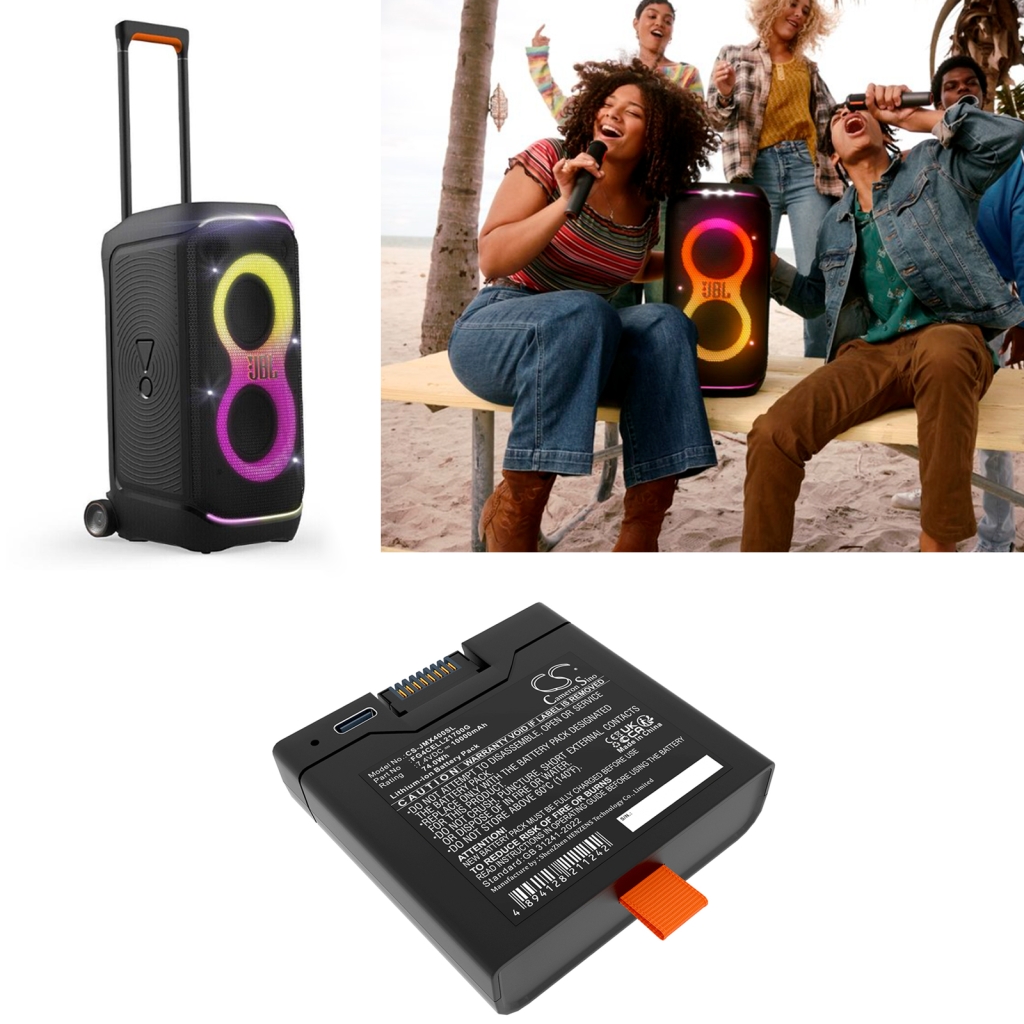 Luidspreker Batterij Jbl CS-JMX400SL