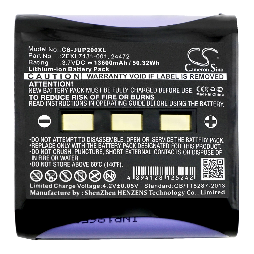 Batterijen Vervangt 1003778-01