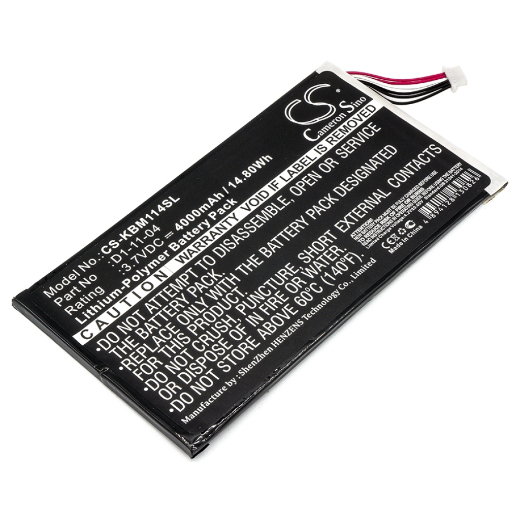Ebook, eReader Batterij Kobo CS-KBM114SL