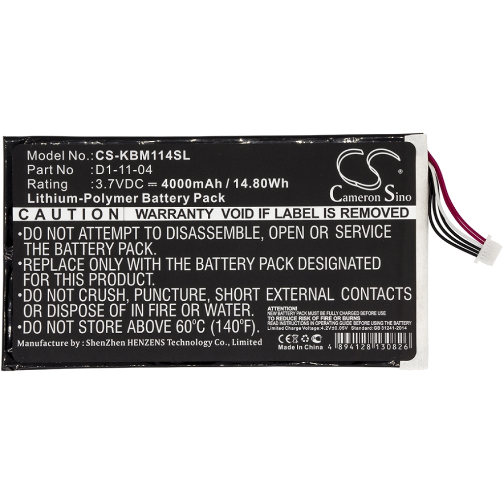 Ebook, eReader Batterij Kobo CS-KBM114SL