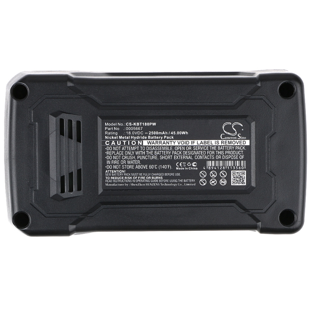 Compatibele batterijvervanging voor Kobalt 0005667