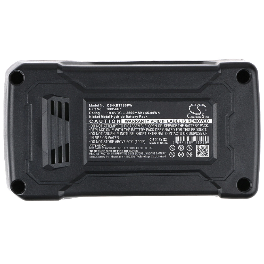 Compatibele batterijvervanging voor Kobalt 0005667