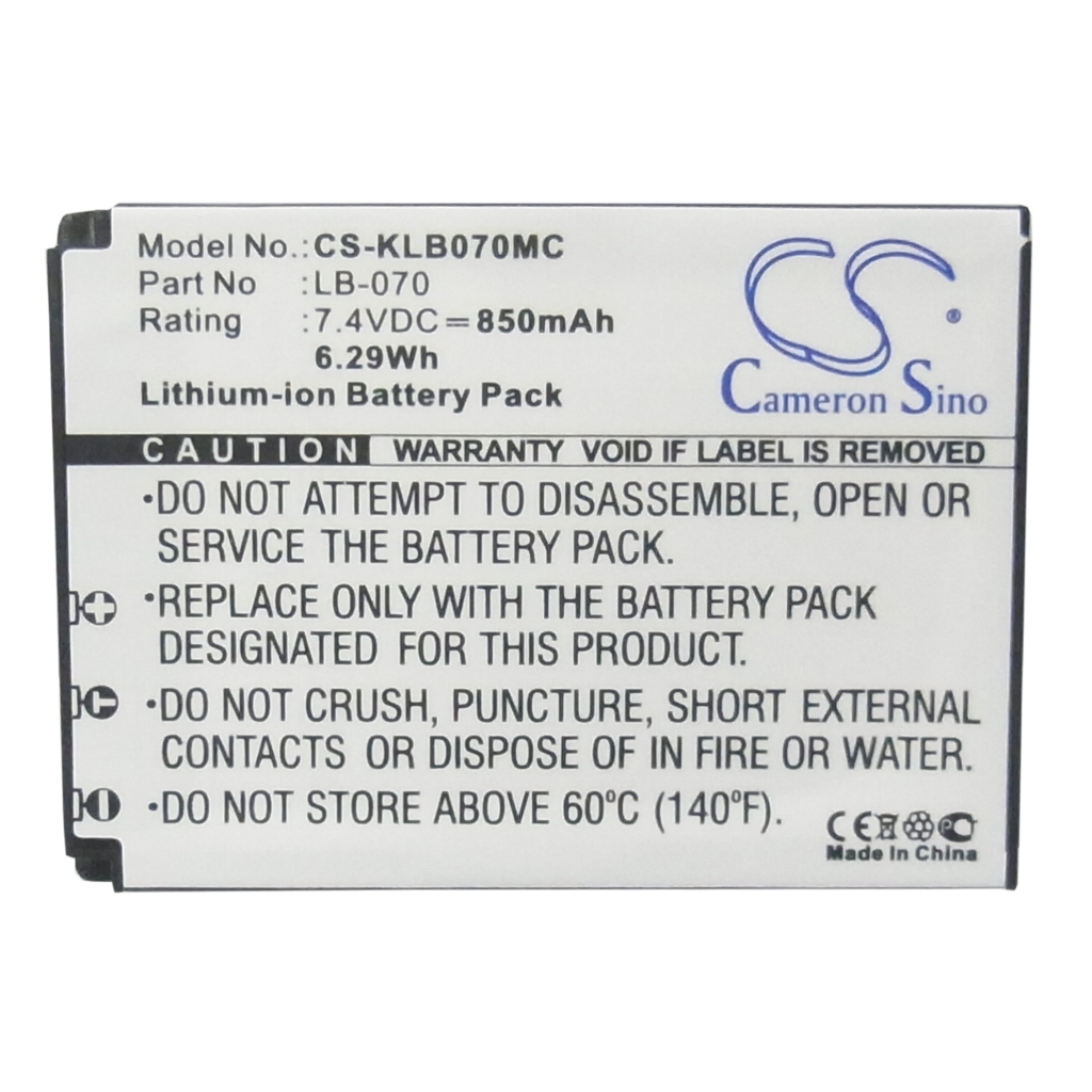 Batterijen Vervangt LB-070