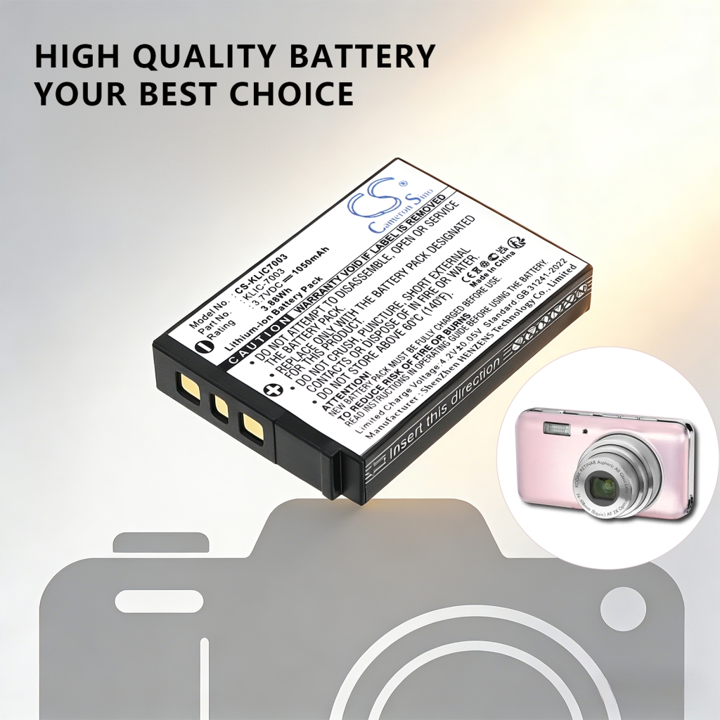 Batterij compatibel met KODAK CS-KLIC7003