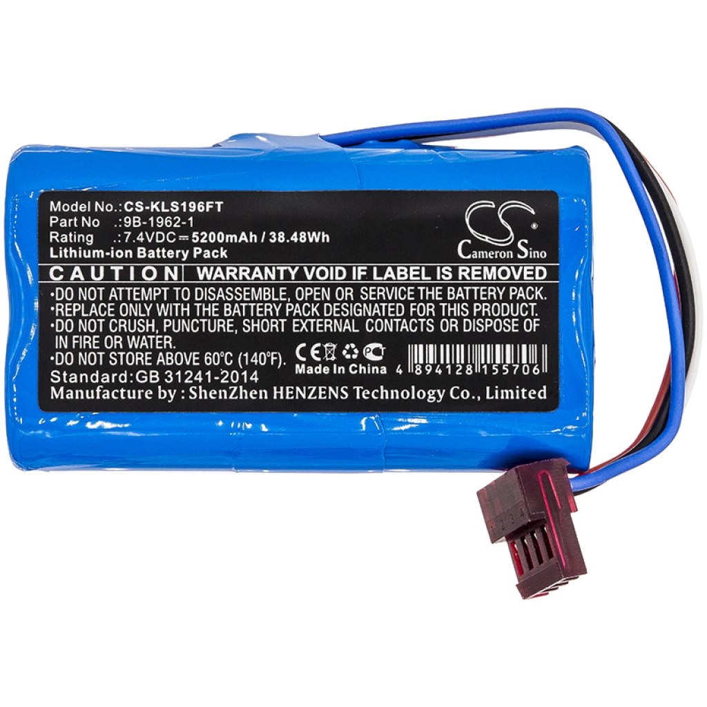 Batterijen Vervangt 9B-1962-1
