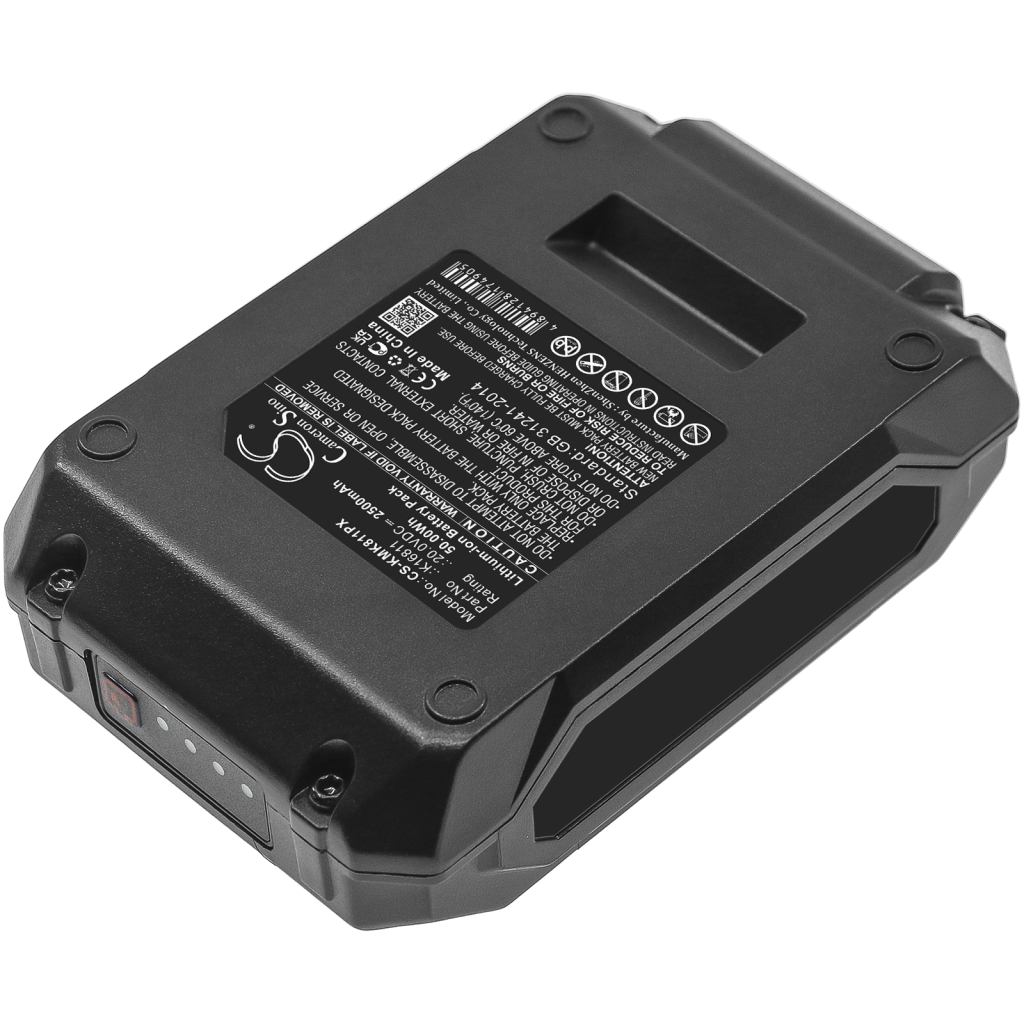 Compatibele batterijvervanging voor Kimo K16811