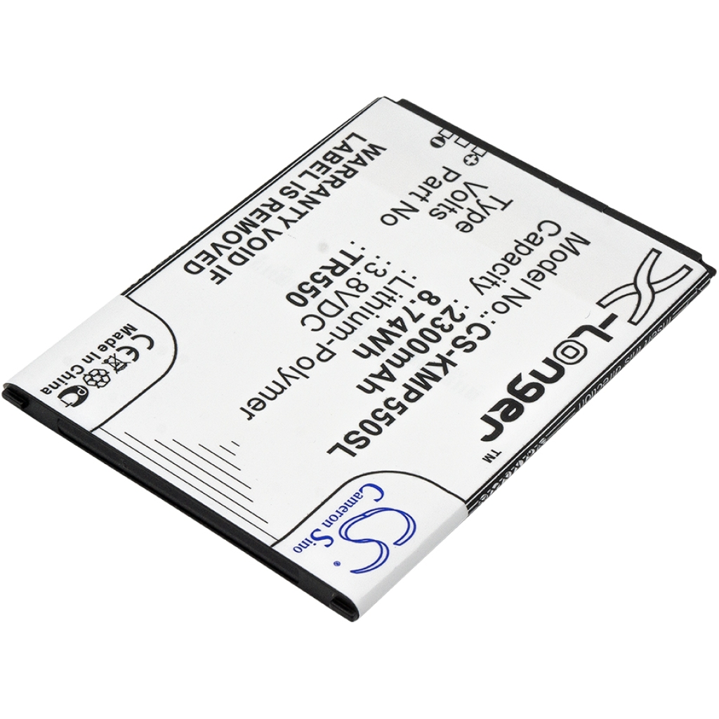 Battery compatible with Kazam CS-KMP550SL