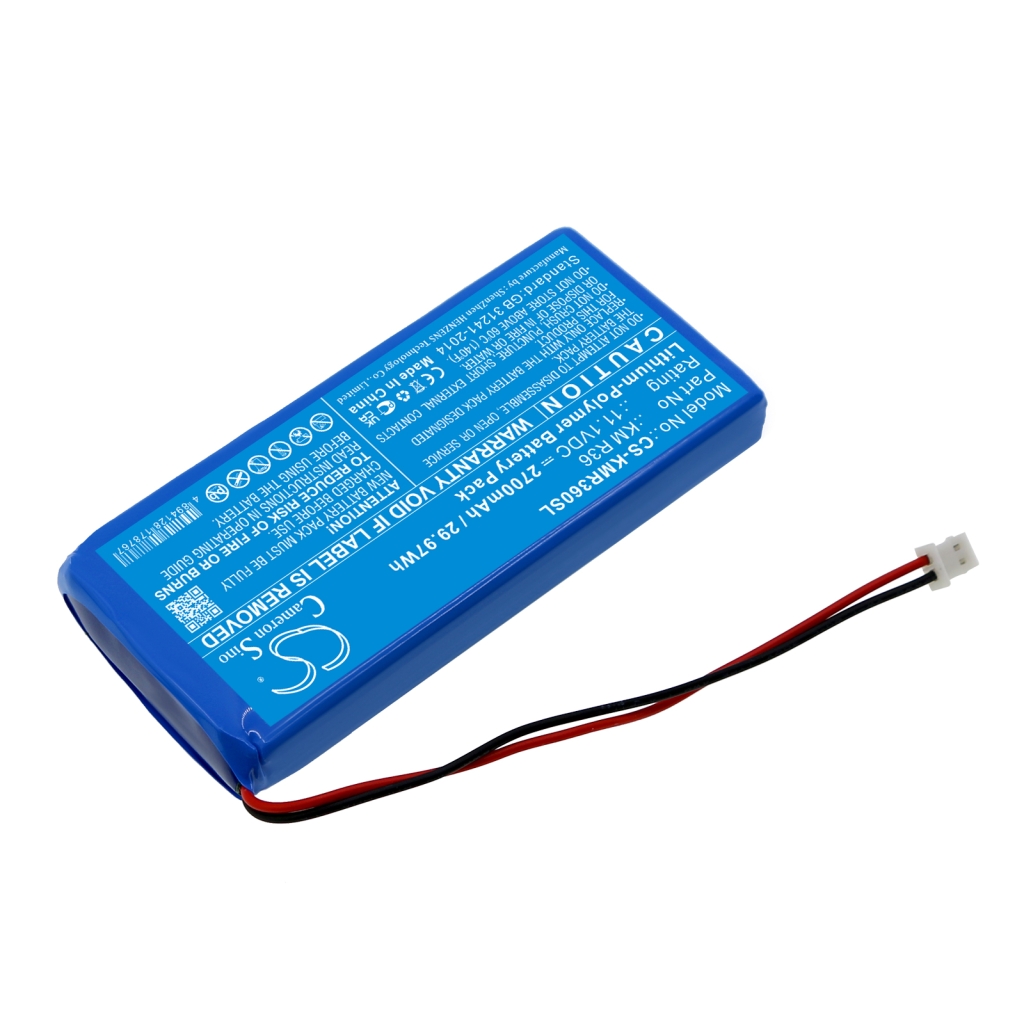 Compatibele batterijvervanging voor Kanomax KM R36