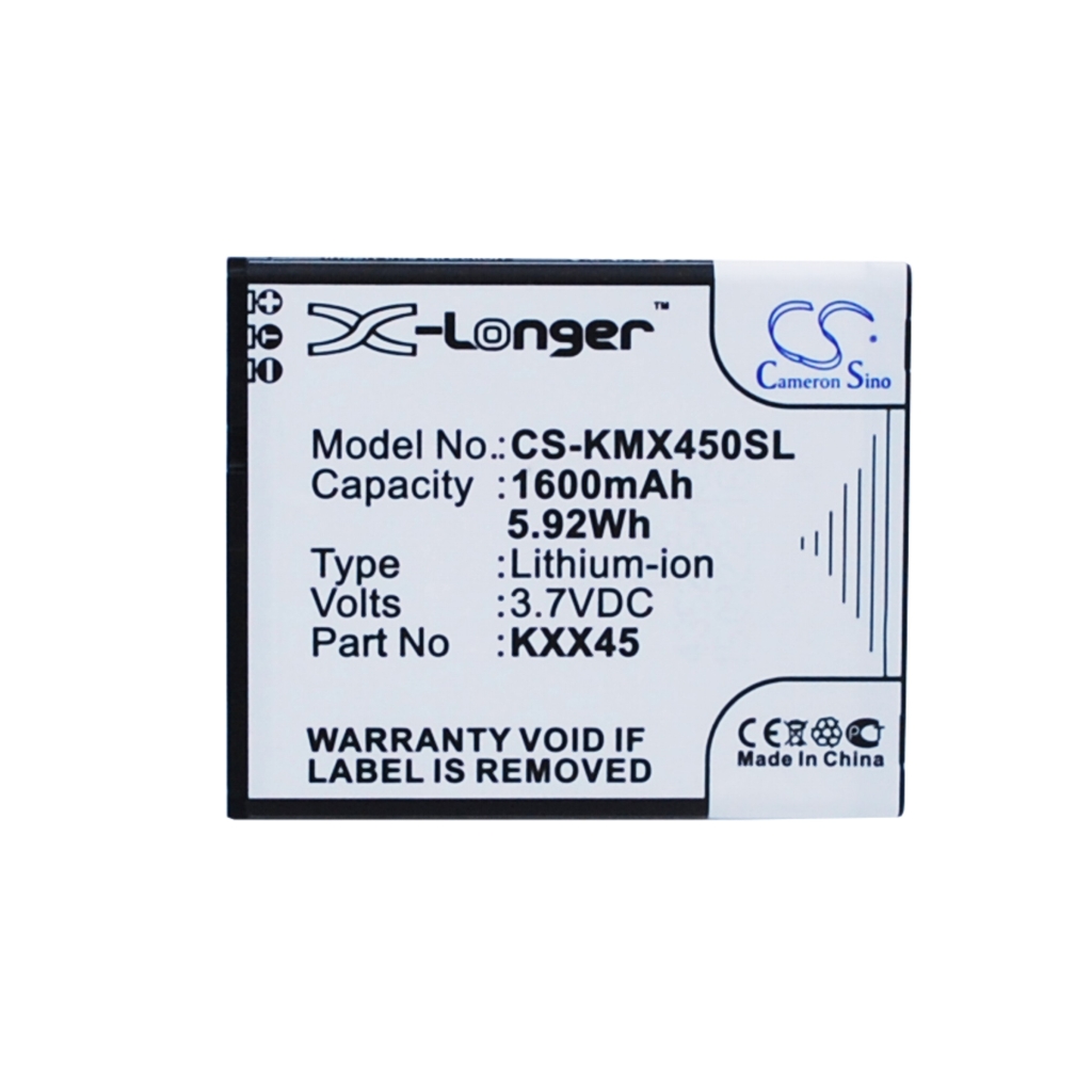Battery compatible with Kazam CS-KMX450SL