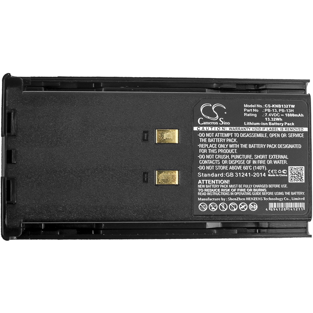 Batterij voor tweerichtingsradio Kenwood CS-KNB132TW