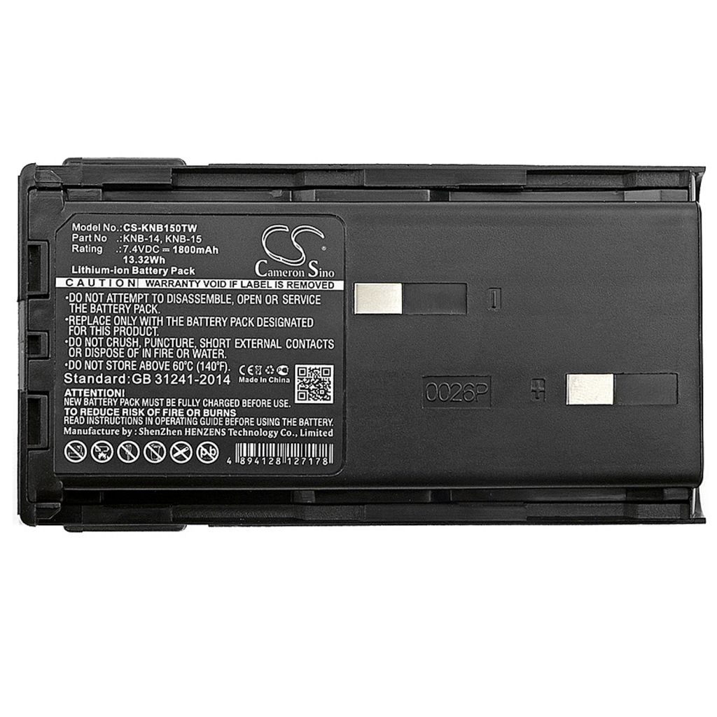 Batterij voor tweerichtingsradio Kenwood CS-KNB150TW