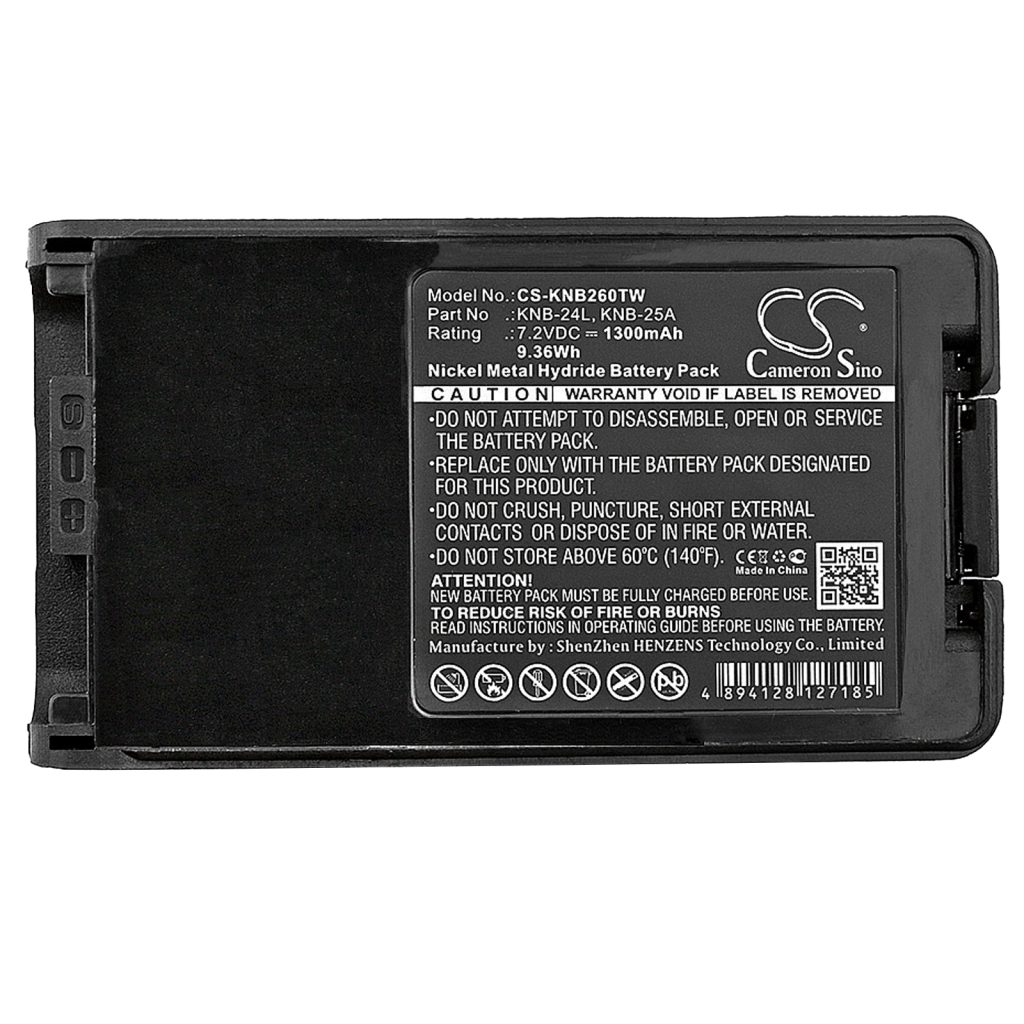 Batterij voor tweerichtingsradio Kenwood CS-KNB260TW