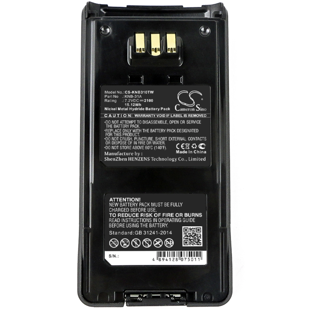 Batterijen Batterij voor tweerichtingsradio CS-KNB310TW