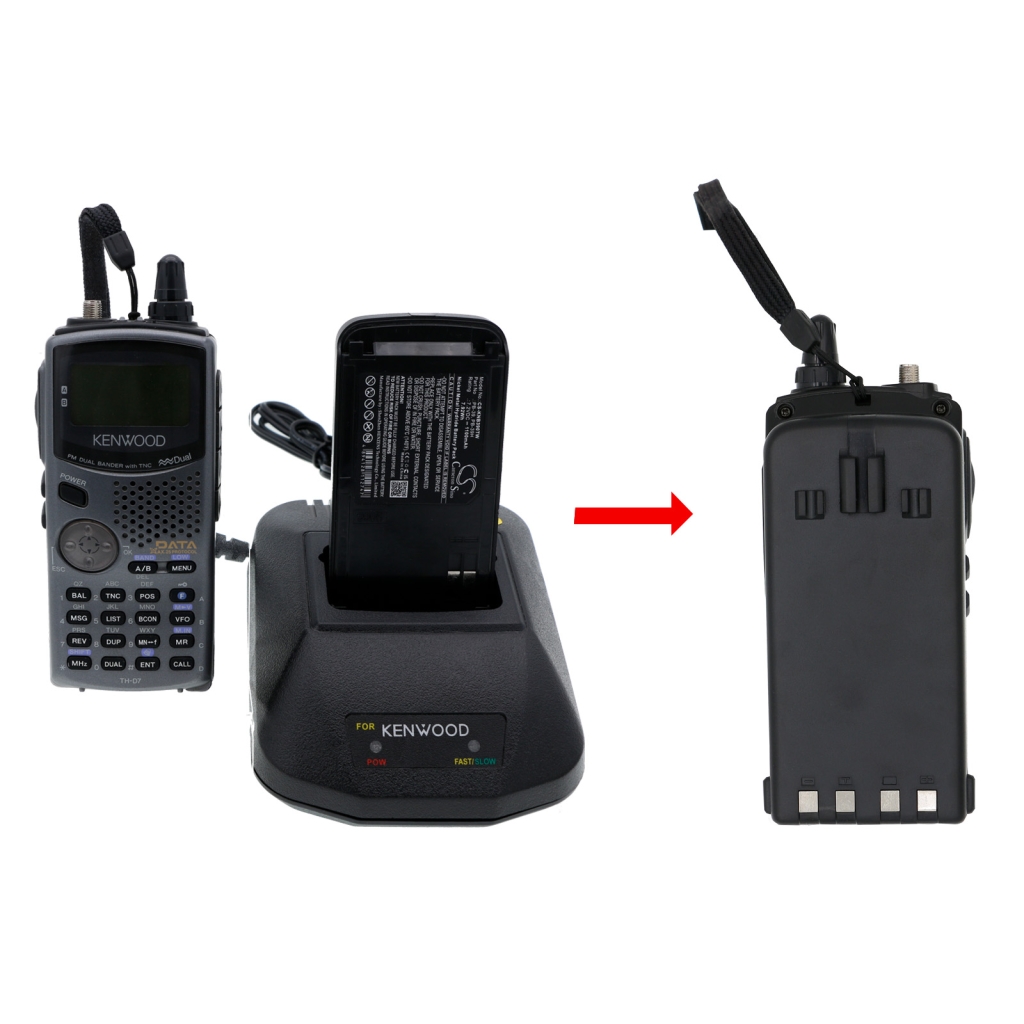 Batterij voor tweerichtingsradio Kenwood CS-KNB390TW