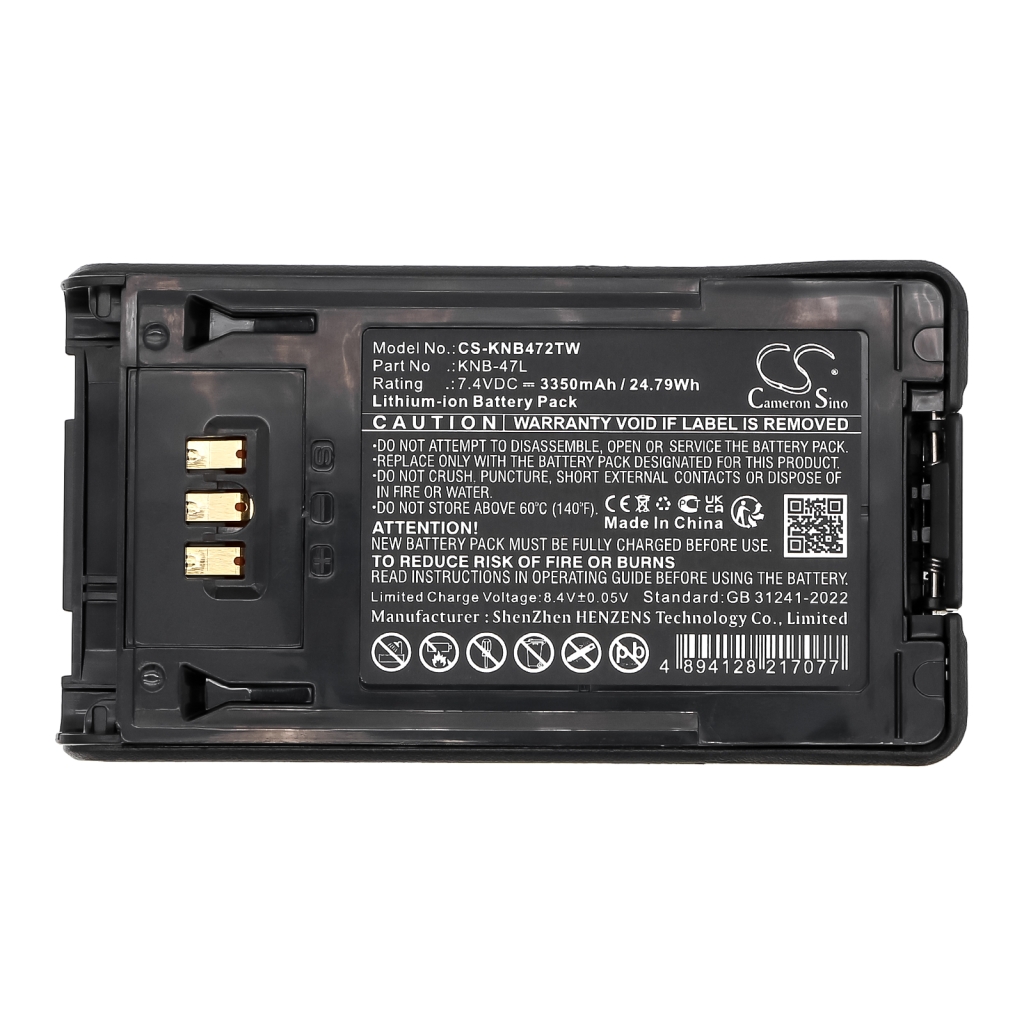 Batterij voor tweerichtingsradio Kenwood CS-KNB472TW