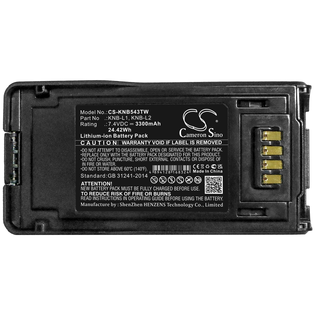 Batterijen Vervangt KNB-L3