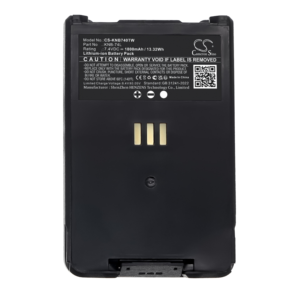 Batterij voor tweerichtingsradio Kenwood CS-KNB740TW