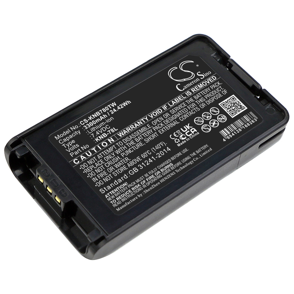 Batterij voor tweerichtingsradio Kenwood CS-KNB780TW