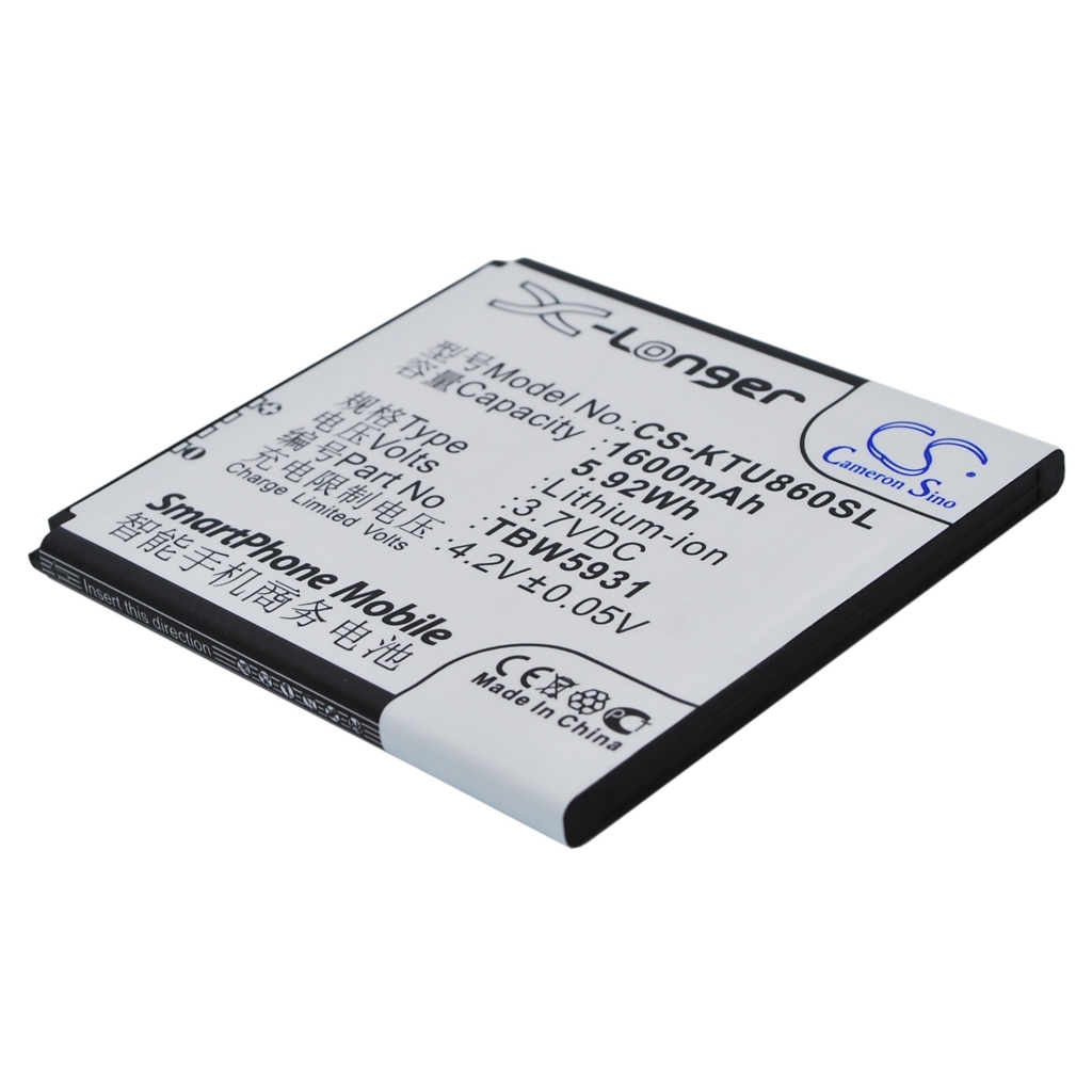 Mobile Phone Battery K-Touch CS-KTU860SL