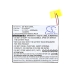 Compatibele batterijvervanging voor Kurio PL458097