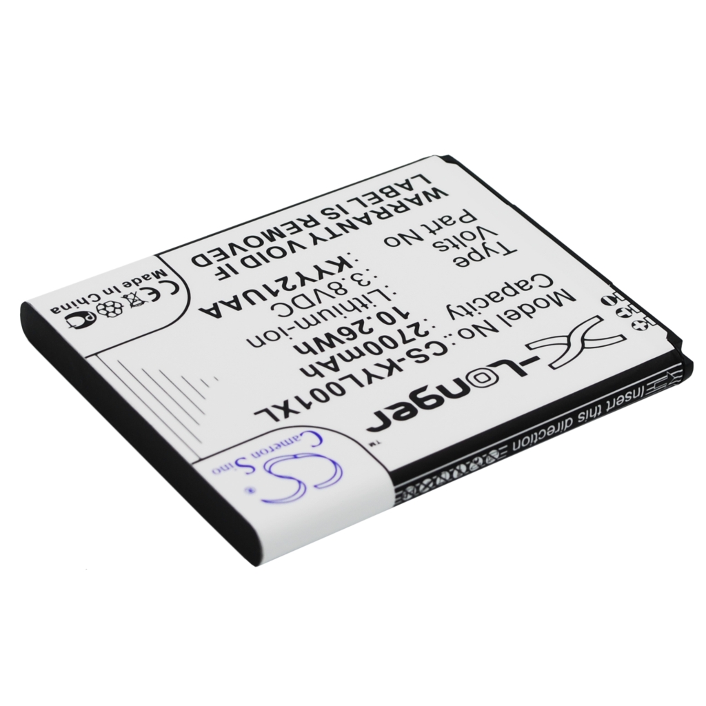 Battery compatible with Kyocera CS-KYL001XL