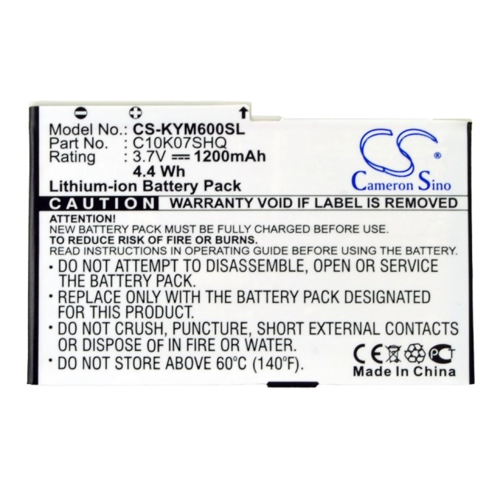 Batterijen Vervangt C10K07SHQ