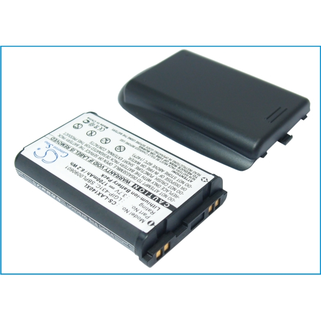 Battery compatible with LG CS-LAX140XL