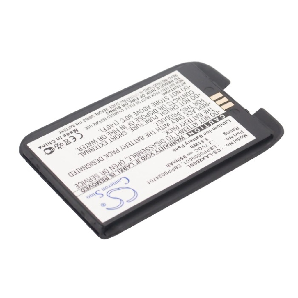 Battery compatible with LG CS-LAX260SL