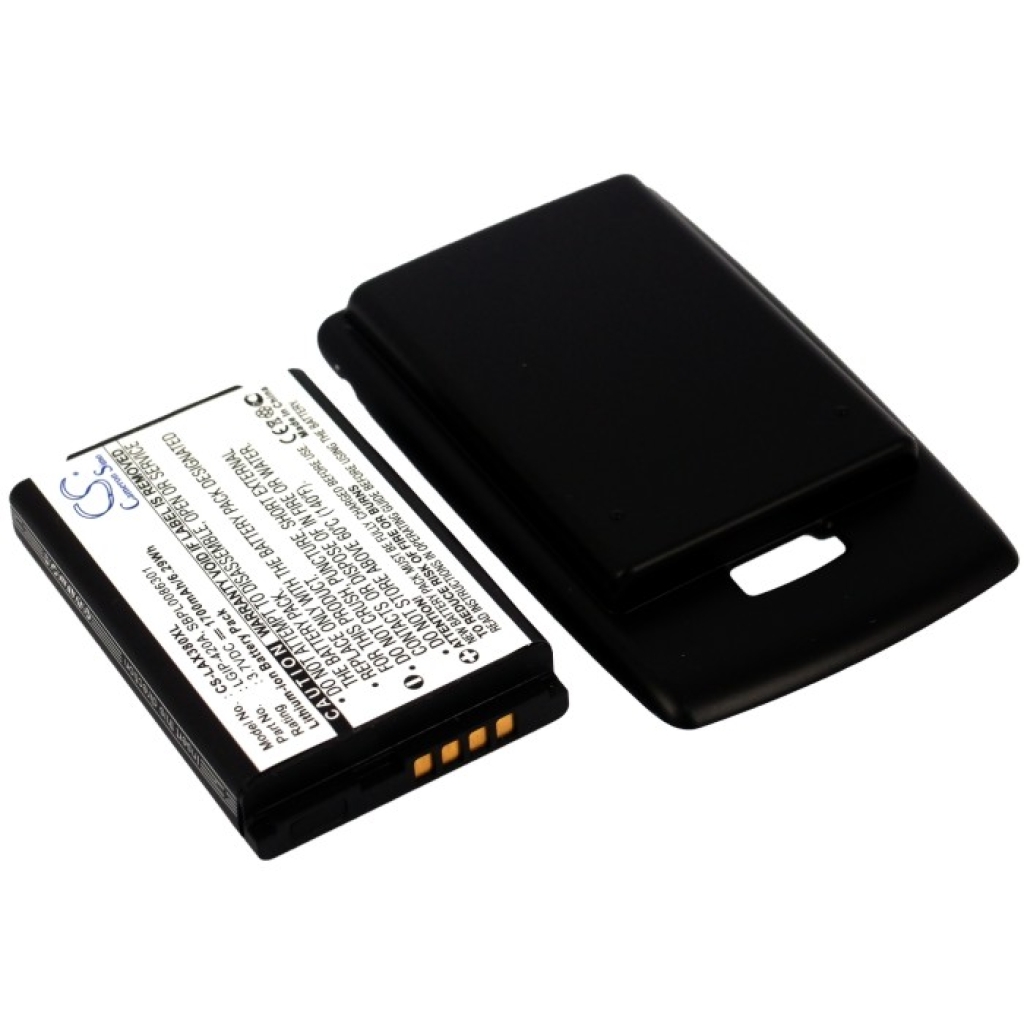 Battery compatible with LG CS-LAX380XL
