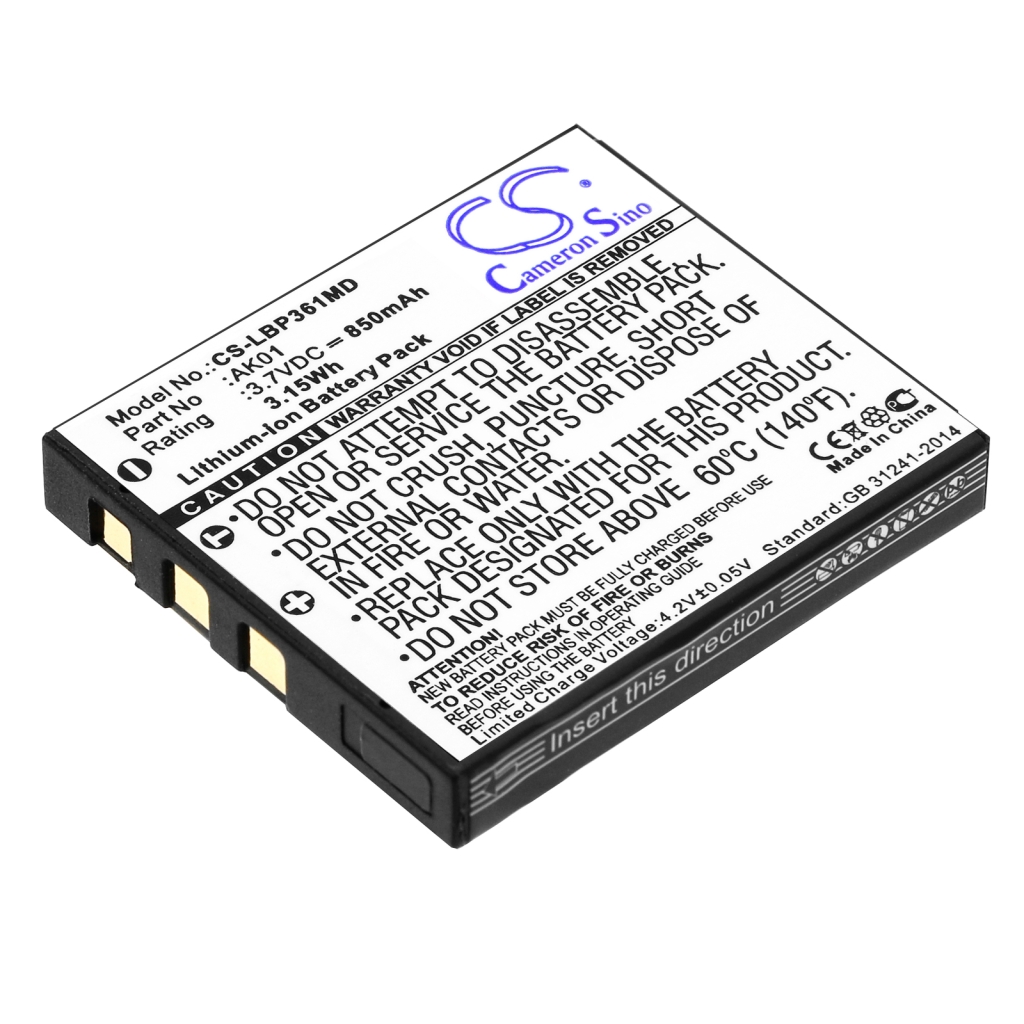 Batterij voor camera Medion CS-LBP361MD