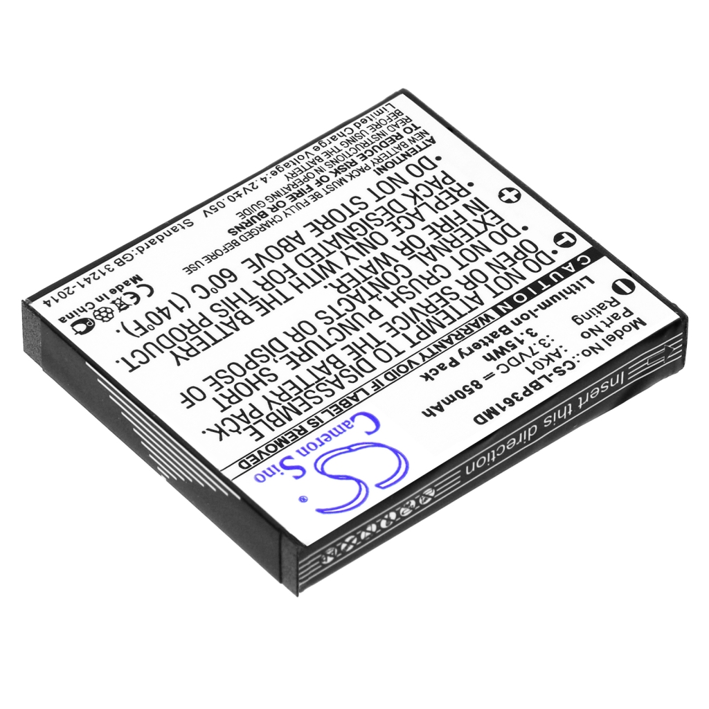 Batterij voor camera Medion CS-LBP361MD