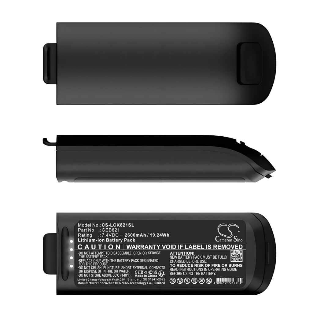 Batterijen Vervangt GEB821
