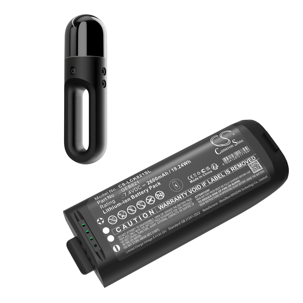 Batterijen Vervangt GEB821