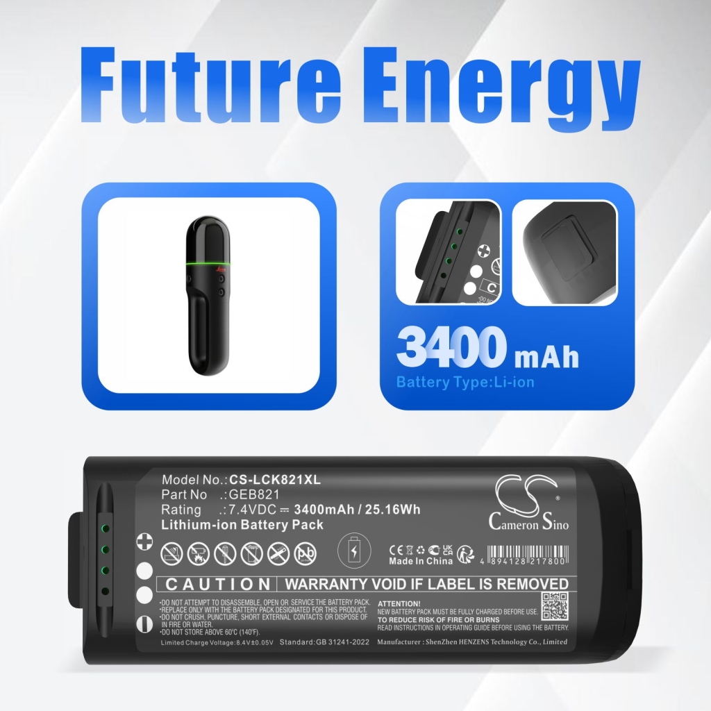 Batterijen Vervangt GEB821