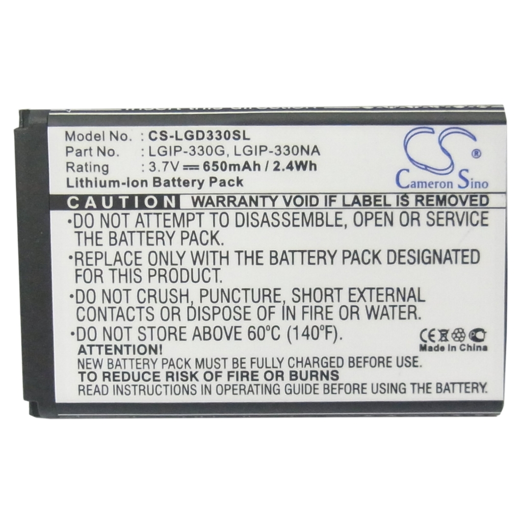 Batterij voor mobiele telefoon LG CS-LGD330SL