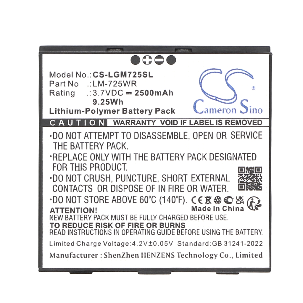 Hotspot Batterij Lg CS-LGM725SL
