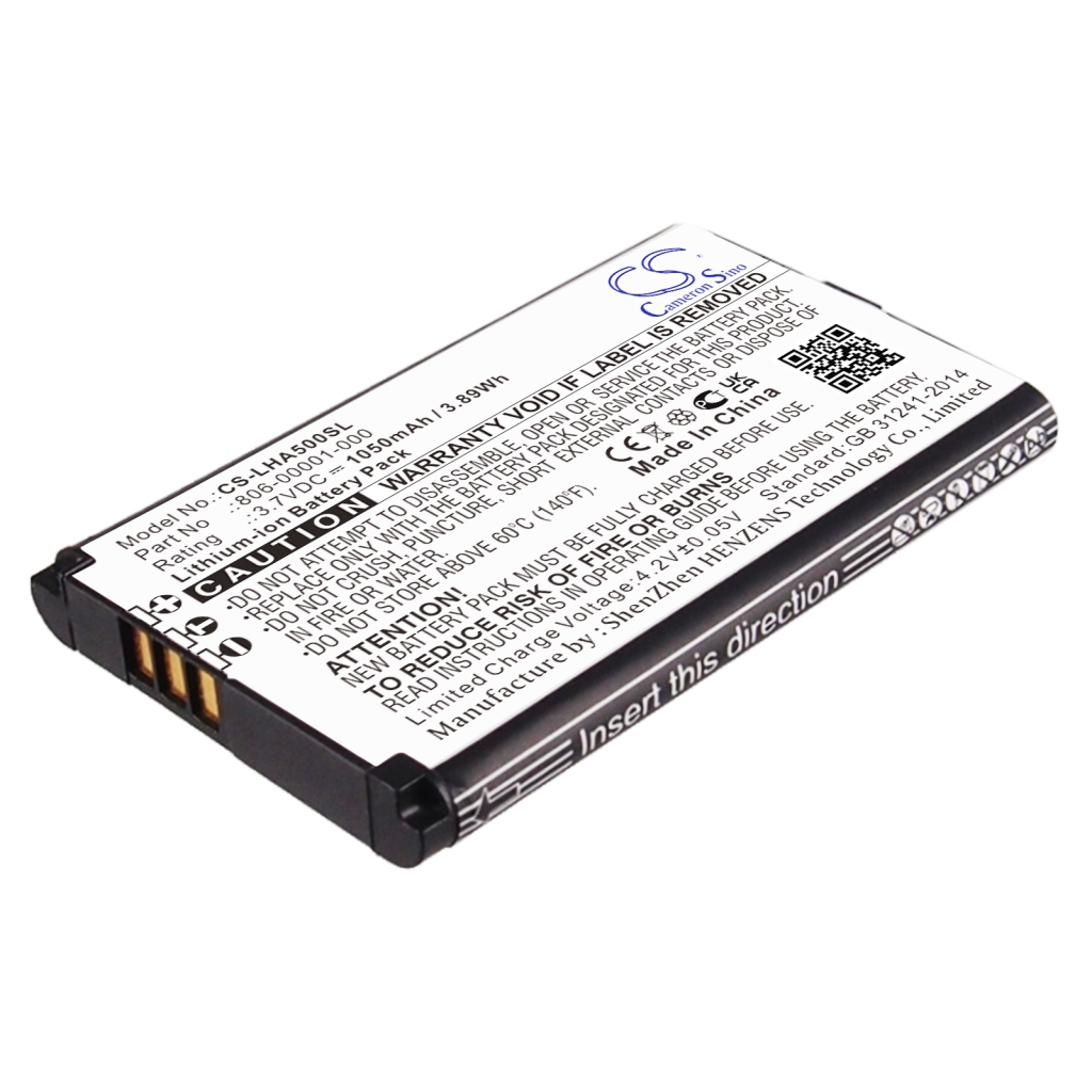 Batterijen Batterij voor draadloze headset CS-LHA500SL