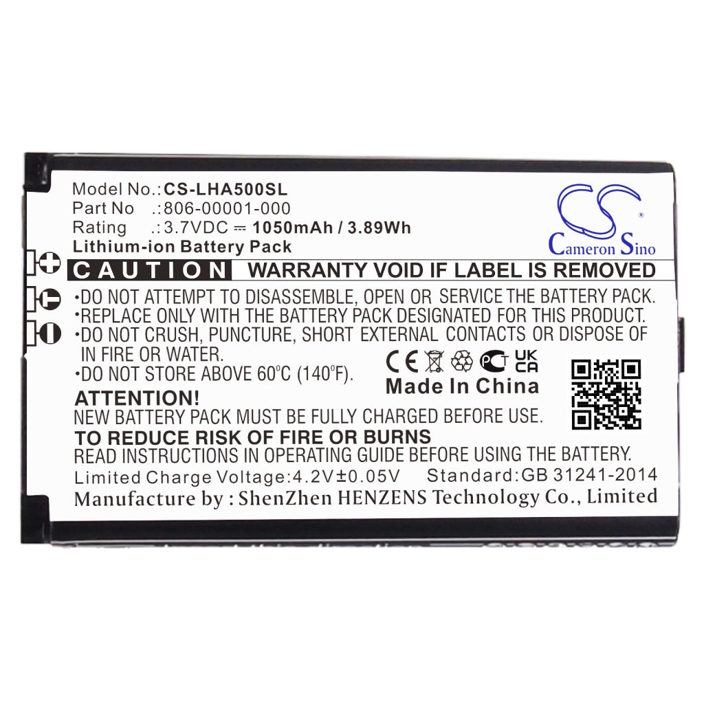 Batterijen Batterij voor draadloze headset CS-LHA500SL