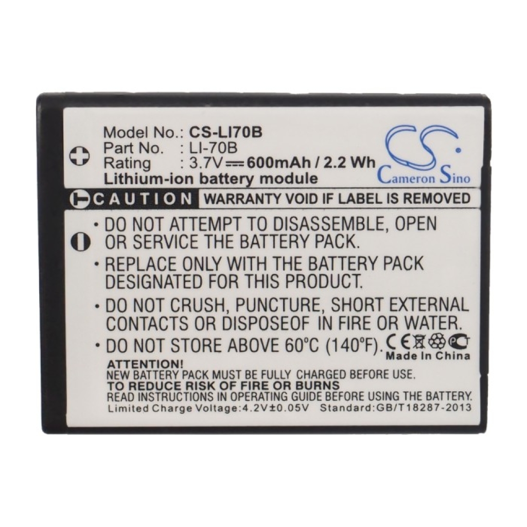 Batterij voor camera Olympus CS-LI70B
