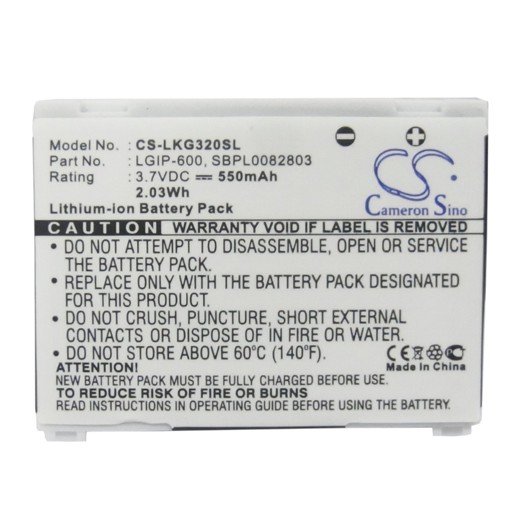 Batterij Vervangt LGIP-600