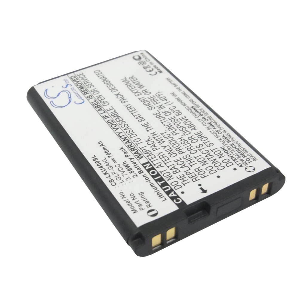 Battery compatible with LG CS-LKU400SL