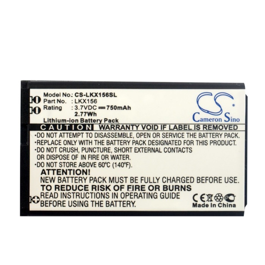Mobile Phone Battery LG CS-LKX156SL