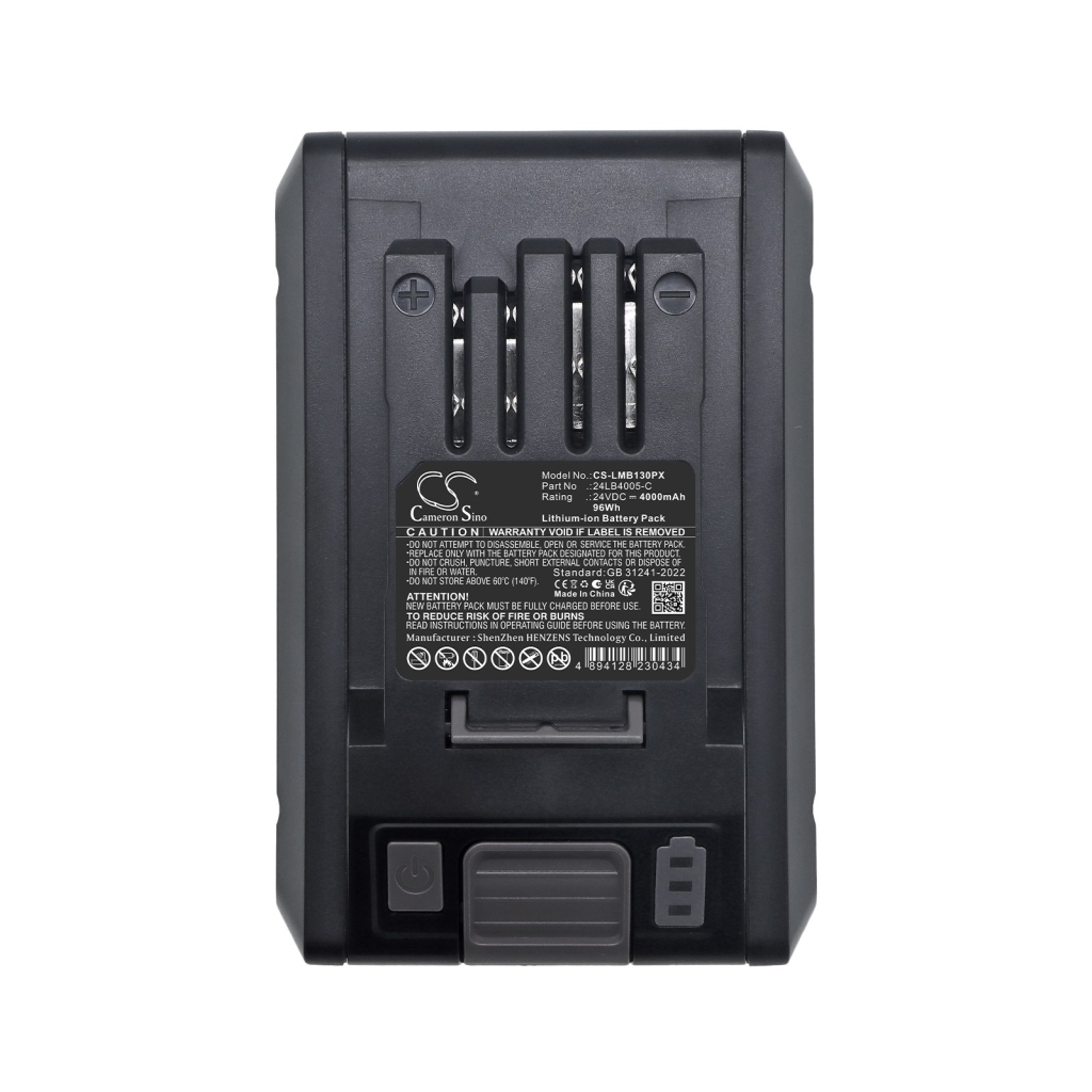 Batteries compatible with LawnMaster 20VMWGT 20VMWGT CS-LMB130PX
