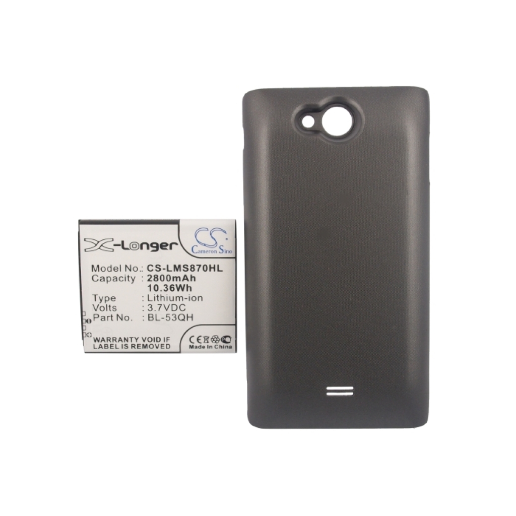 Battery compatible with LG Sprint CS-LMS870HL